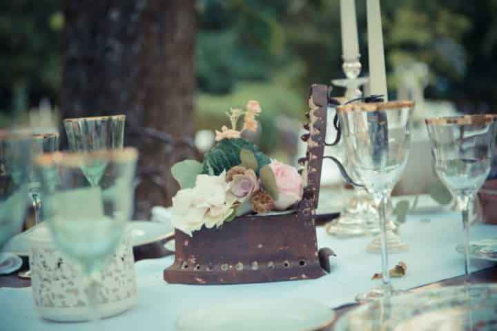 Centri tavola fai da te stile vintage - 2