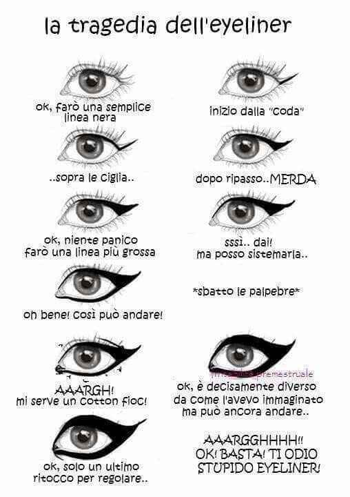 La tragedia dell'eyer liner - 1