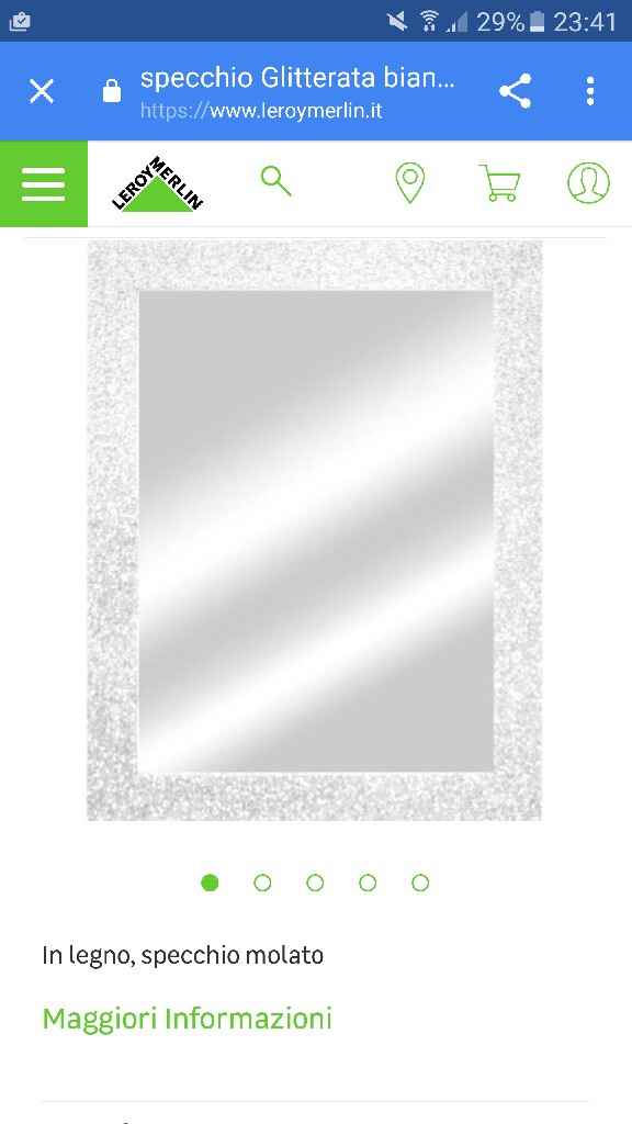 Tableau de mariage con specchio - 1