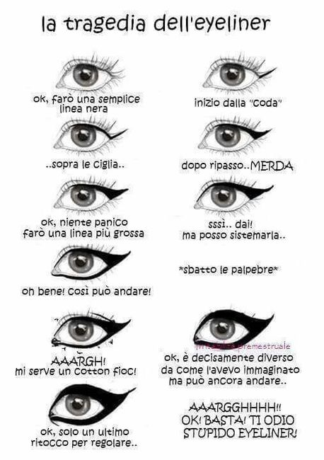 La tragedia dell'eyer liner - 1