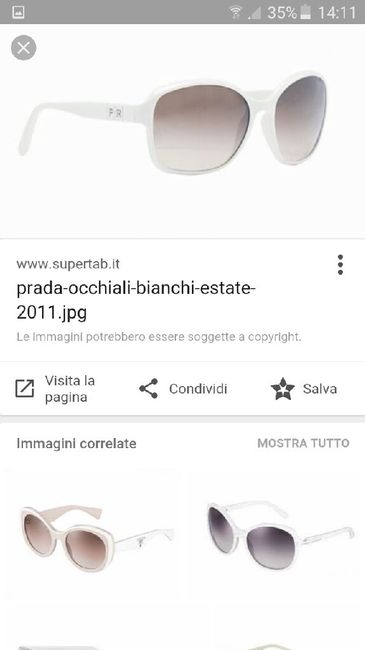 Occhiali da sole per la sposa: si o no? - 3