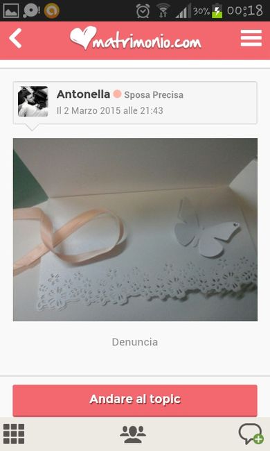 Partecipazioni tema farfalle - 1