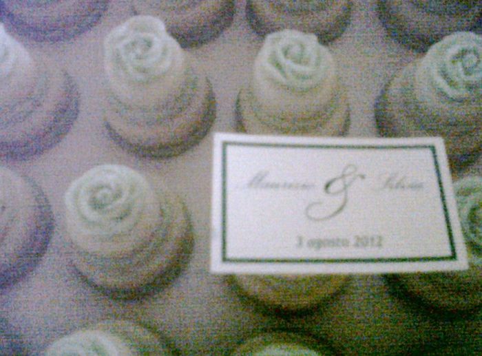 Mini cake e bigliettino