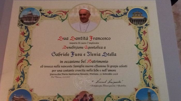 Pergamena del Papa 1