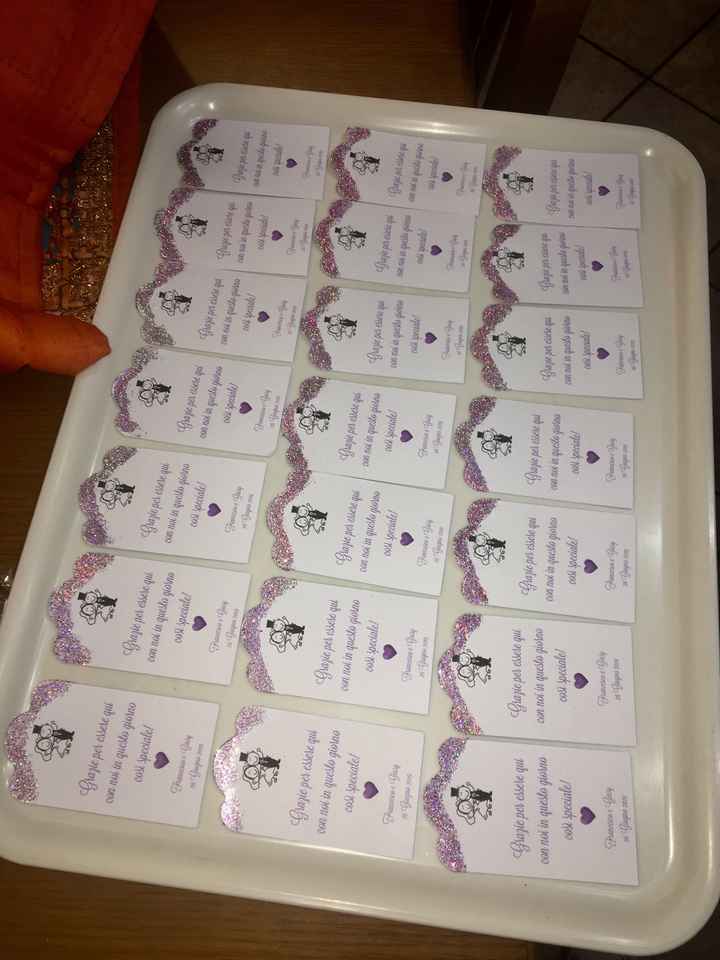 Un ora di segnaposti fai da te 😊 - 2