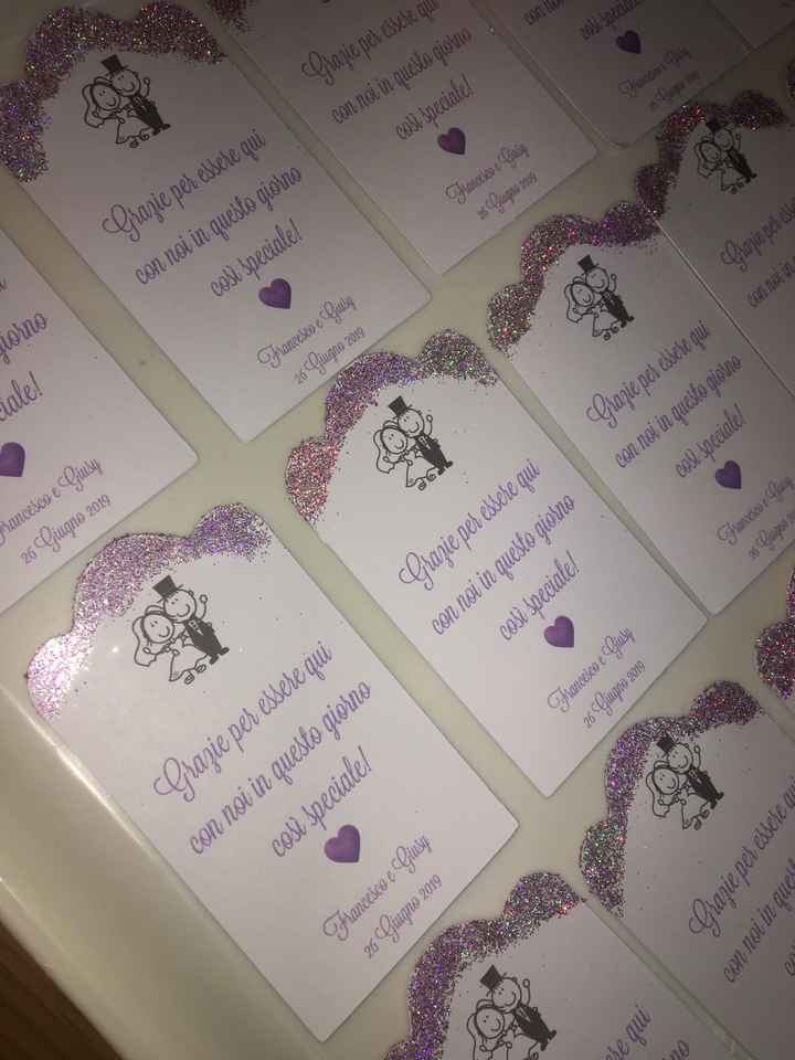 Un ora di segnaposti fai da te 😊 - 3