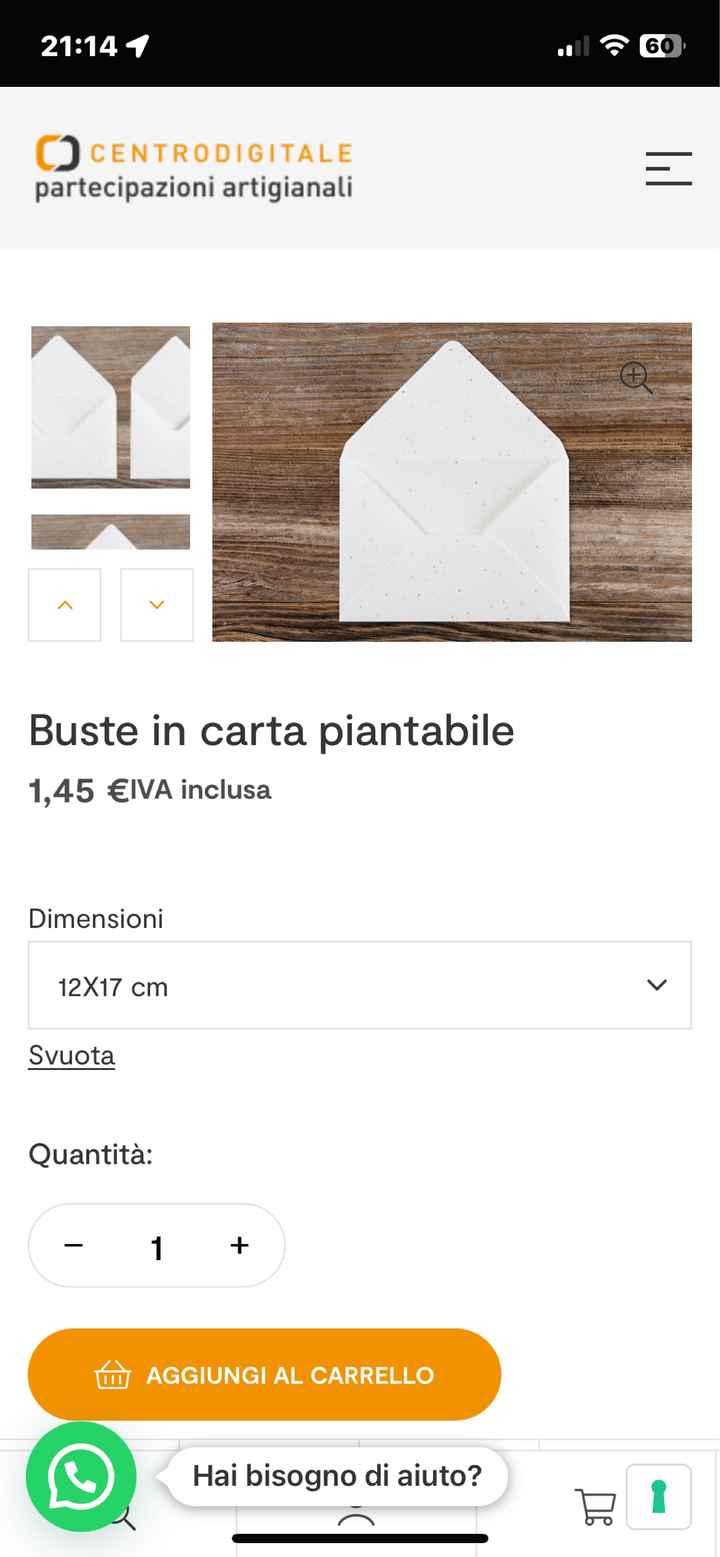 Buste partecipazioni - 1