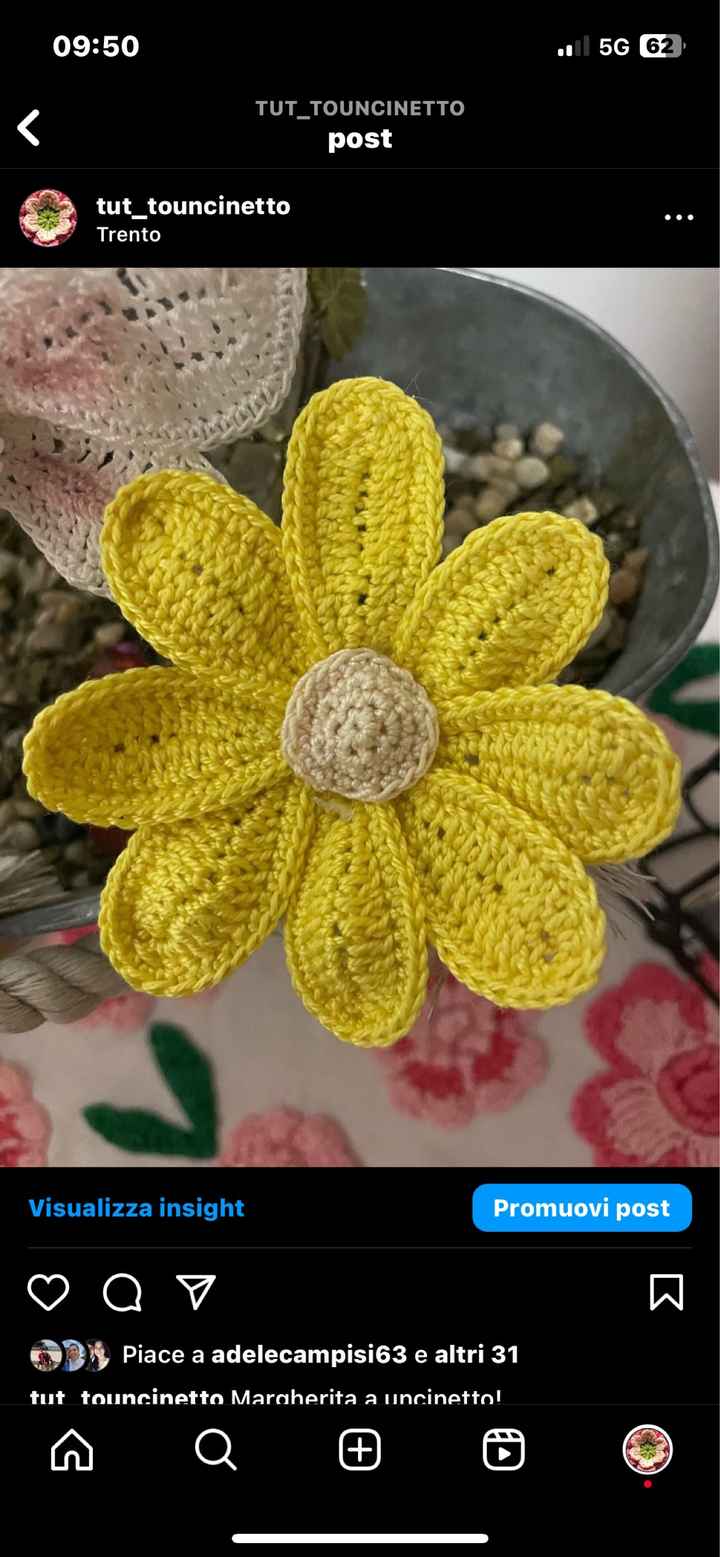 Bouquet all'uncinetto - 1