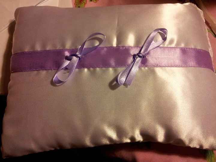 cuscino portafedi fatto da me