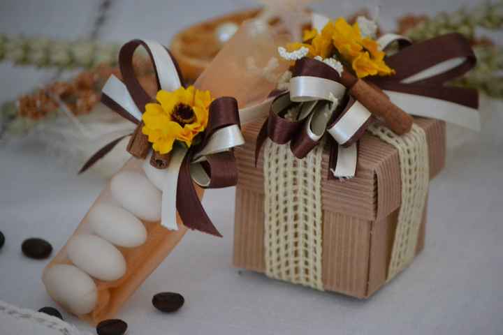 bustina scatolina girasoli