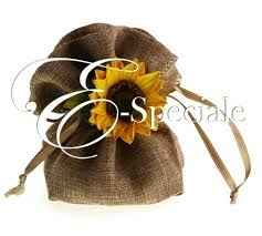 bustina girasoli in juta