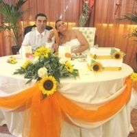 tavola degli sposi tema girasoli