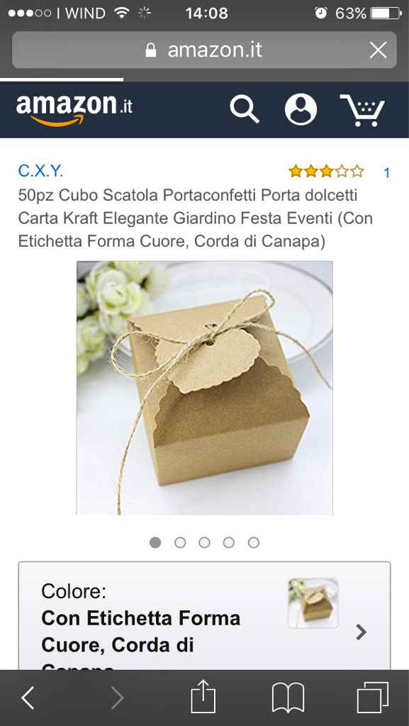 Portaconfetti -  quale scegliere ? - 2