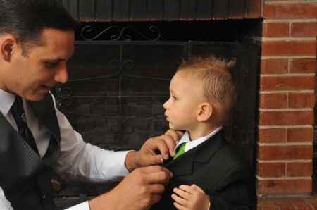 il mio ometto col papà