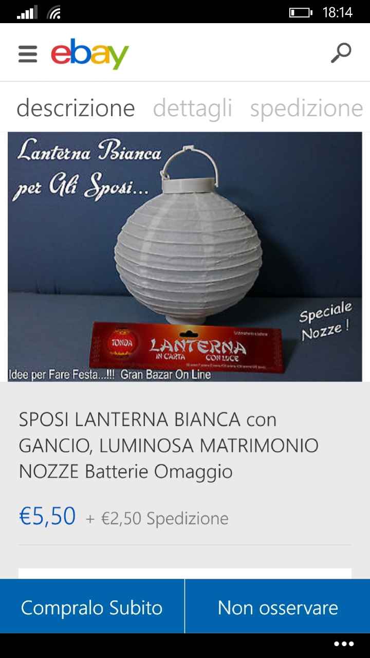 centrotavola lanterna di carta 