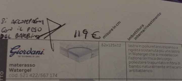  Materasso per lettino???? - 1