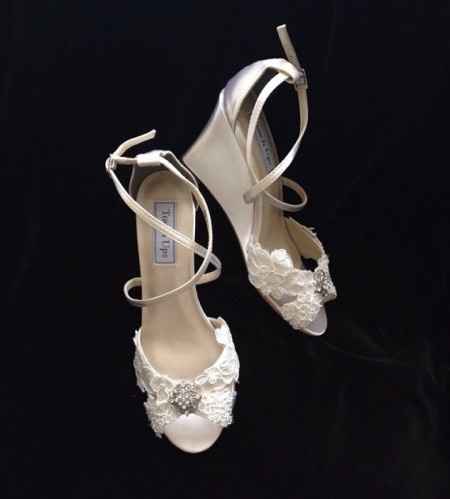 Scarpe sposa con zeppa