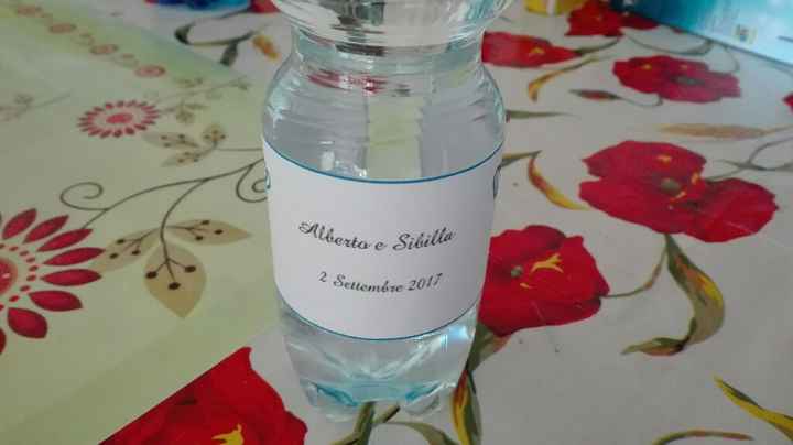 Altro fai da te :) bottigliette per la wedding bag :) - 1