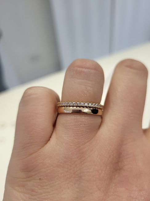 Sono arrivate le nostre fedi ❤ 3