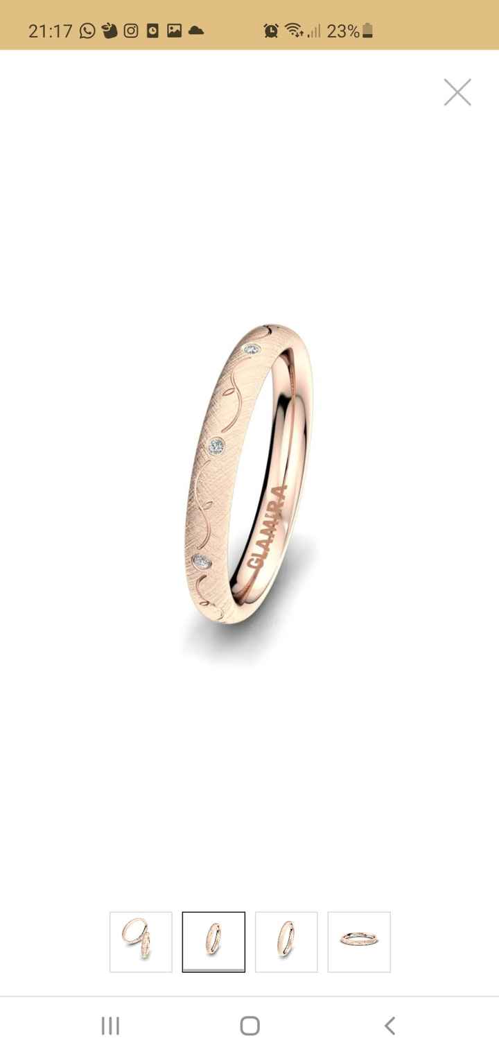 Fedi con diamanti - 1