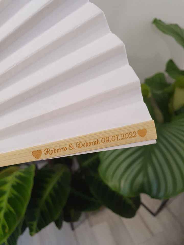 Ventagli per matrimonio estivo 🌿 - 3