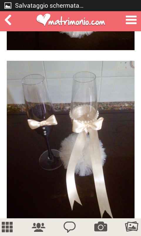 Calici per brindisi sposi - 1