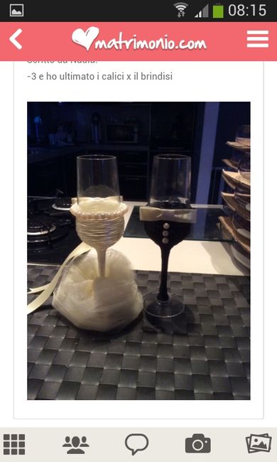 Calici per brindisi sposi - 2