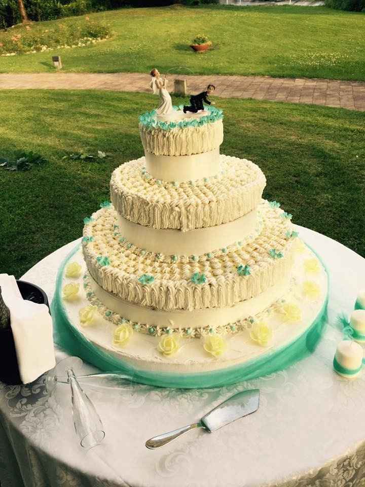 torta tiffany con panna