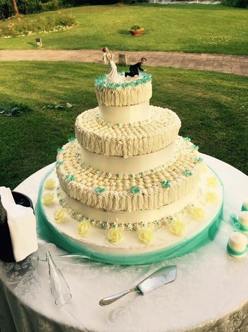 torta tiffany con panna