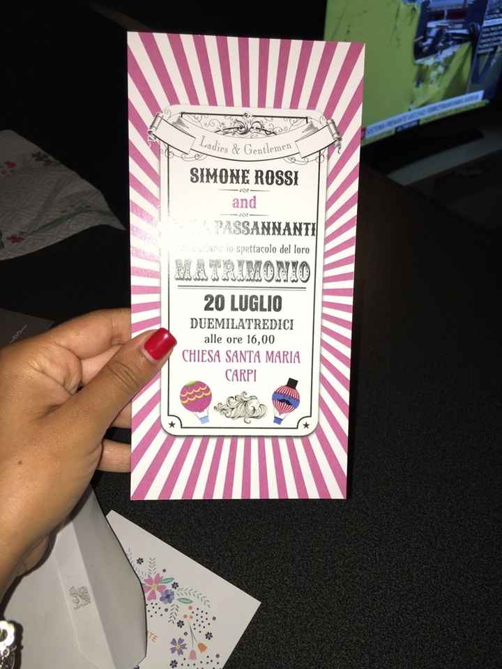 Quale invito scegliereste ? - 3