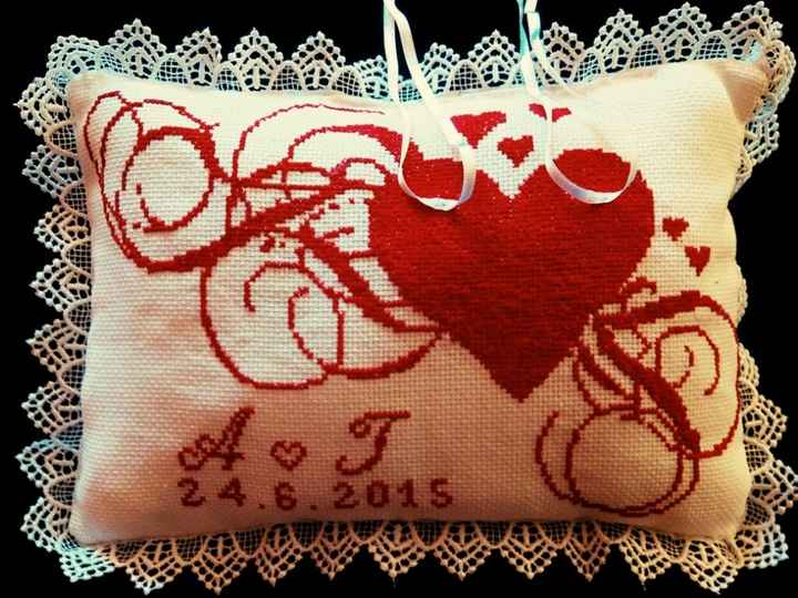 Il nostro cuscinetto portafedi ..... - 1