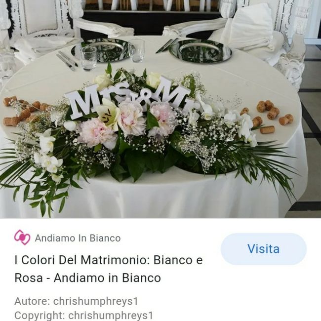 Tavolo sposi: decoriamolo coi fiori! 2
