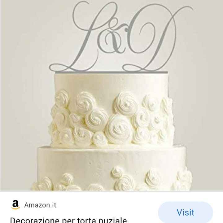 Cake Topper torta nuziale 🎂 - 1