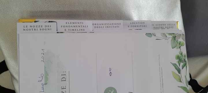 Diario/agenda del matrimonio - 1