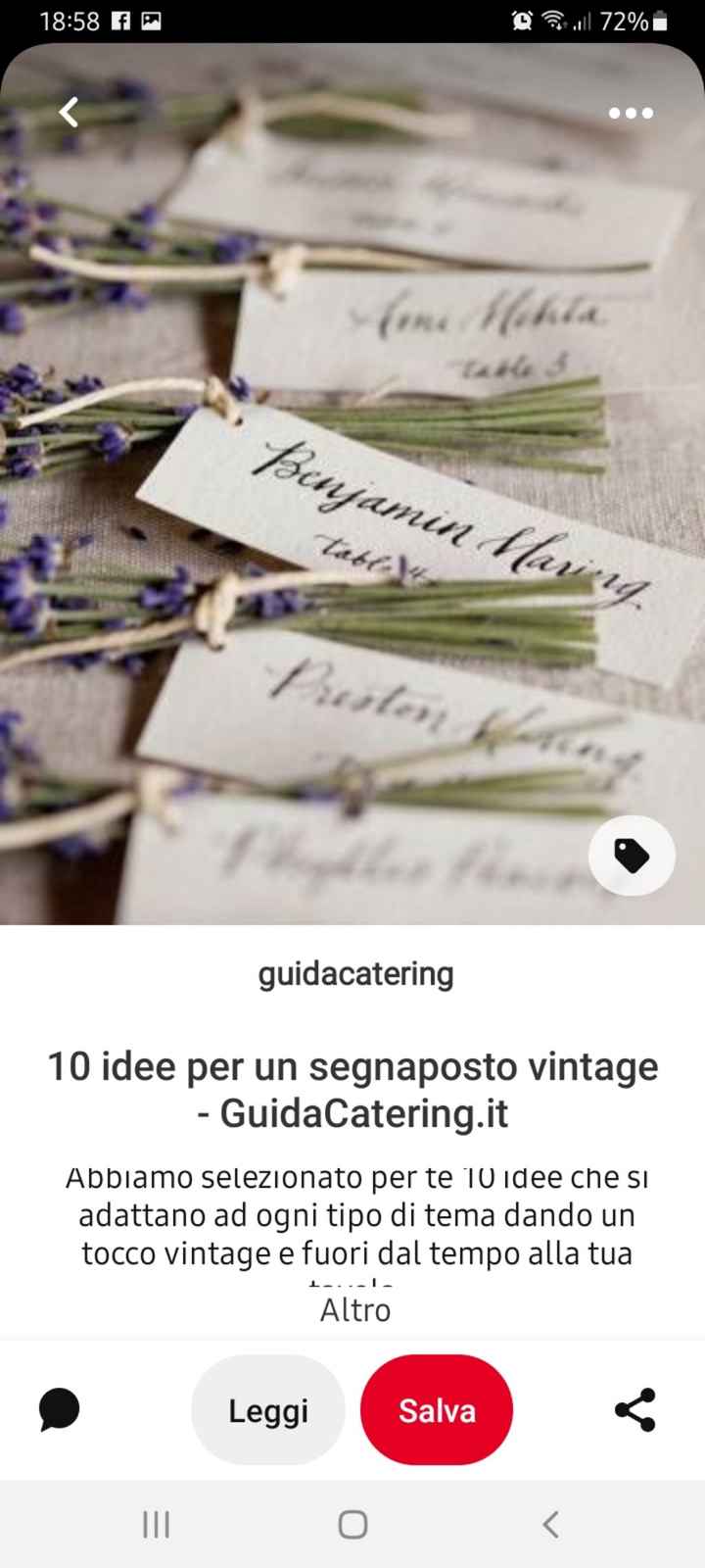 Segnaposto lavanda - 1