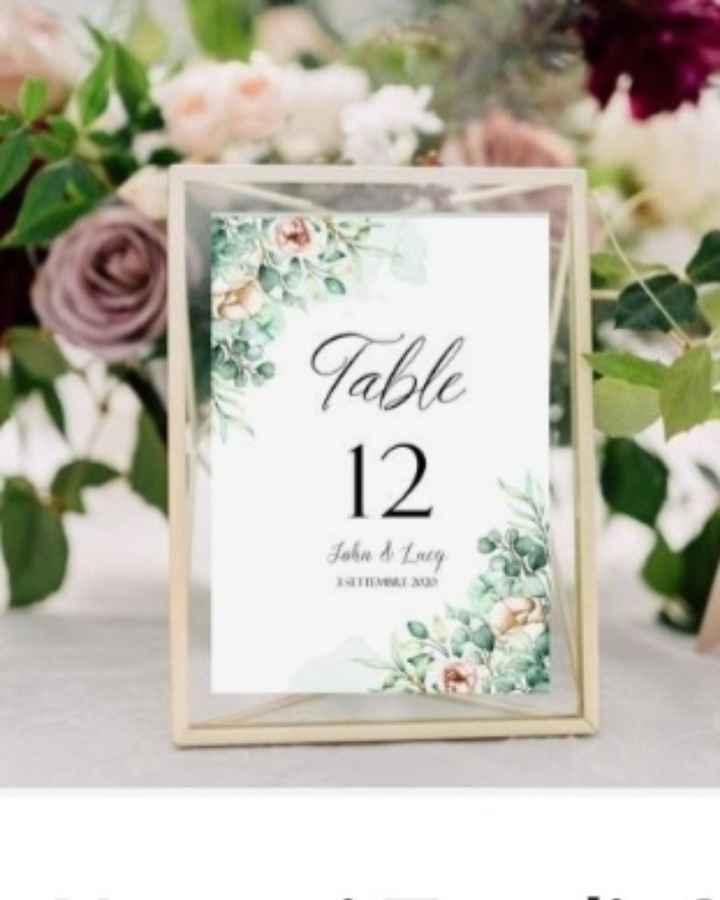 Idea segnaposto tableau - 2