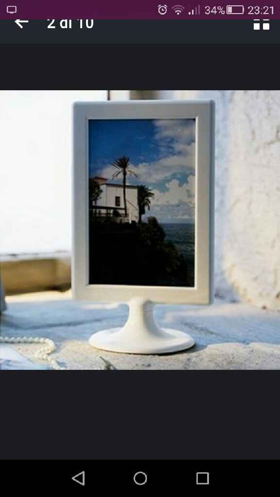 Cornice per nome tavolo - 1