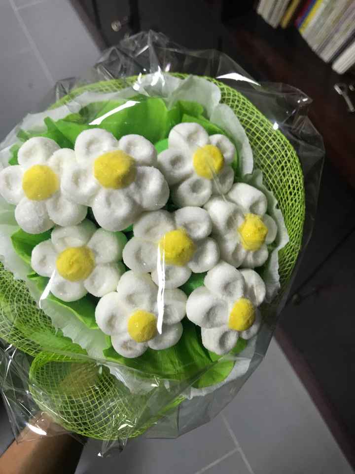 Bouquet damigella caramelle - 1