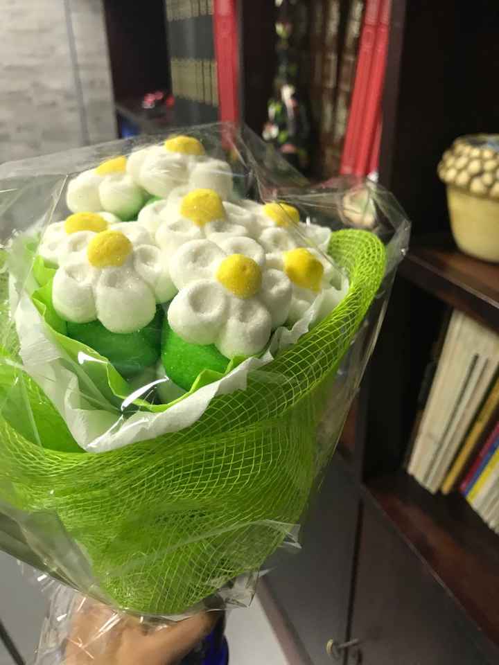 Bouquet damigella caramelle - 2