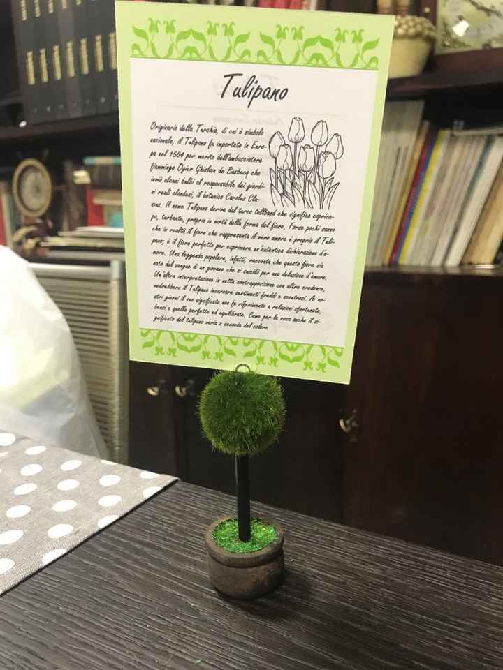 Segna tavolo tema fiori - 2