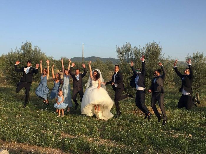 salto con gli 8 testimoni