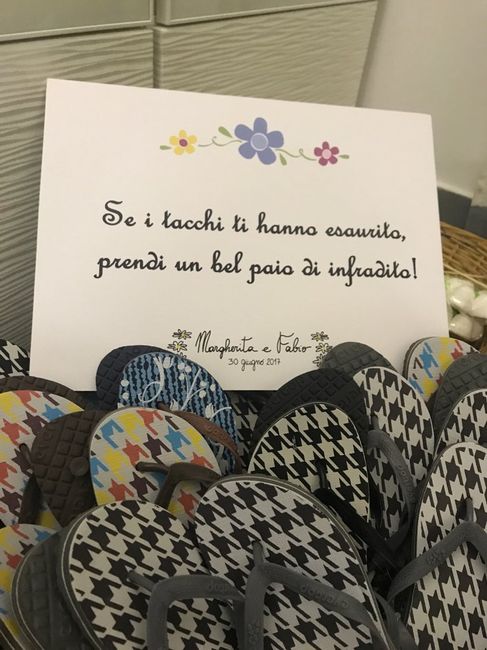 Infradito per invitati - 2