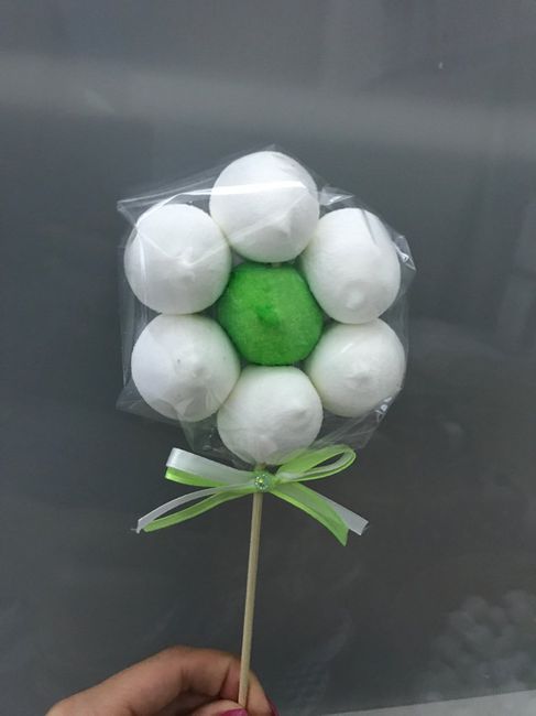 Un pensiero ai bimbi... tema fiori e verde - 2