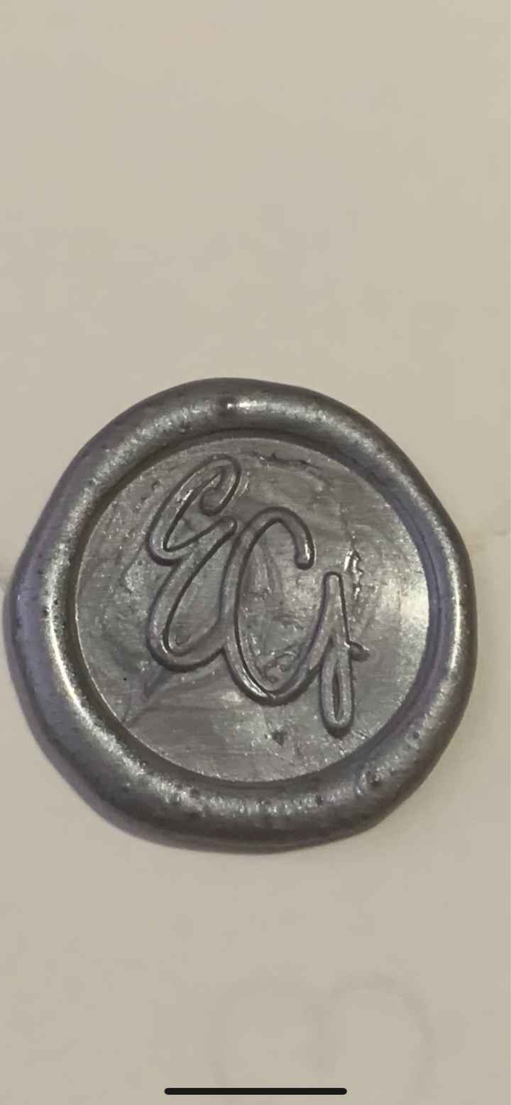 Partecipazioni con timbro in ceralacca - 1