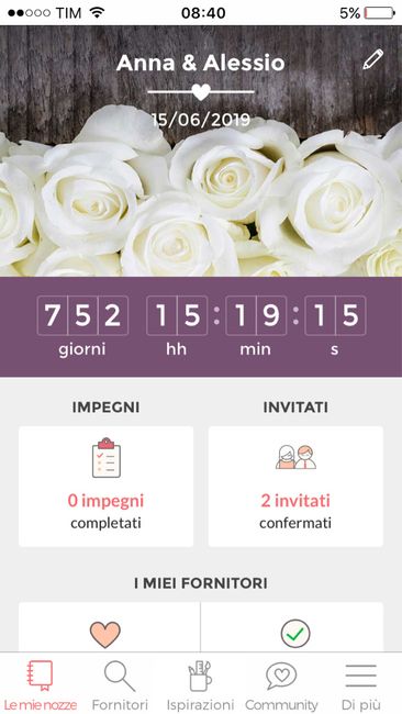 Condividete la data delle vostre nozze - 1