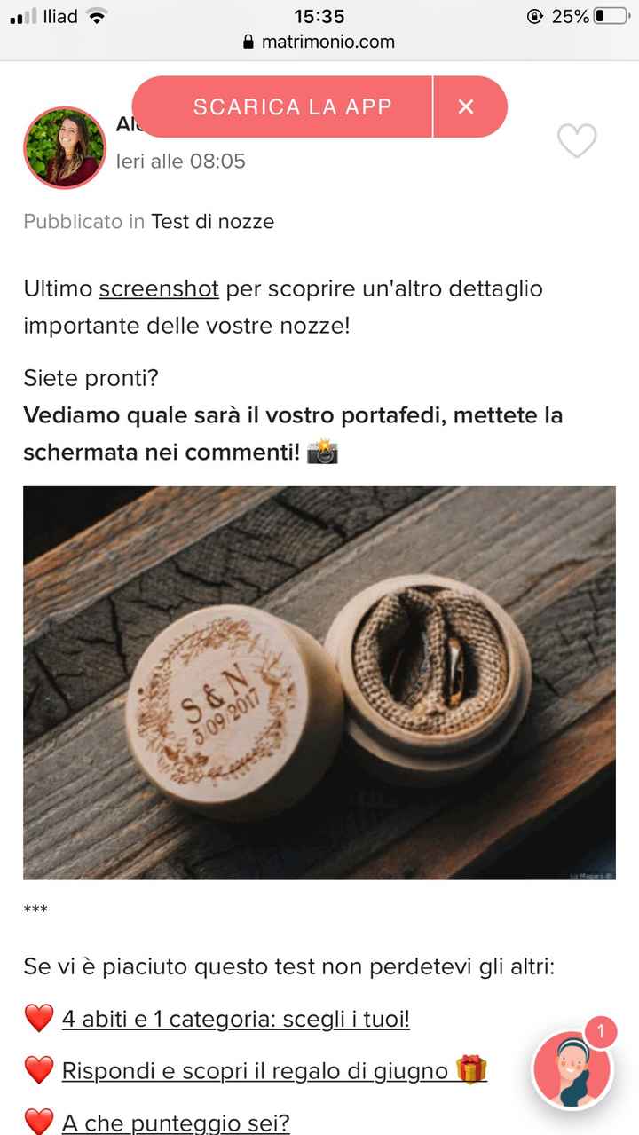 Fai lo screenshot e scopri il tuo portafedi 25