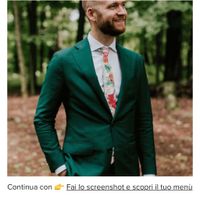 Fai lo screenshot e scopri il vestito dello sposo - 1