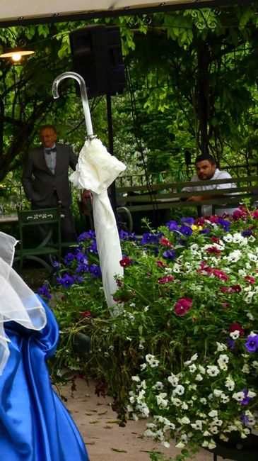 Ombrello da sposa per pioggia 2