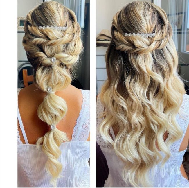 Matrimonio 10 maggio 2023, acconciatura. 1