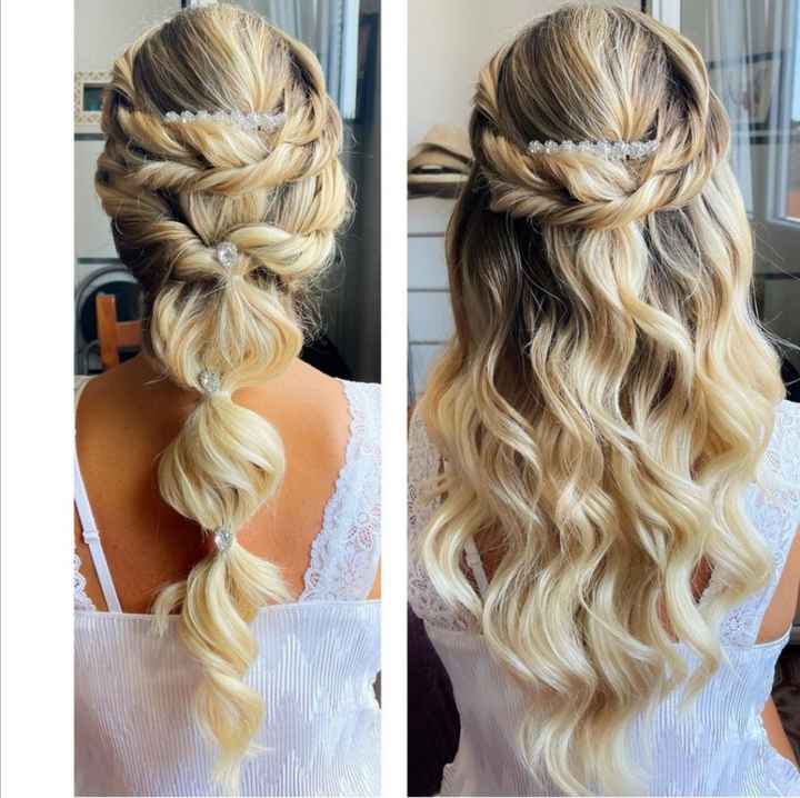 Matrimonio 10 maggio 2023, acconciatura. - 1